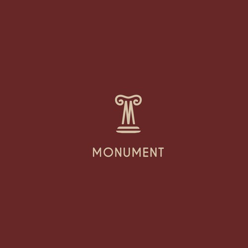 Monument logo design concept