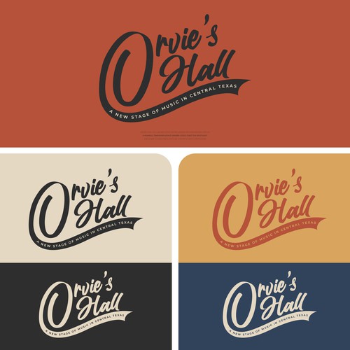 Logo concept for music hall