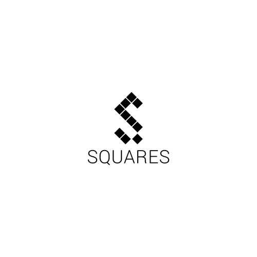 Squares logo design