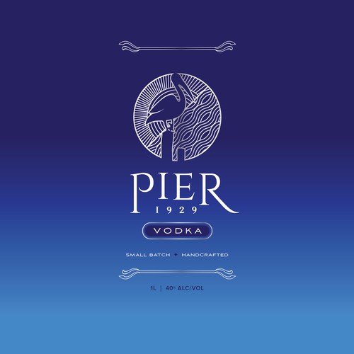 Logo for liquor brand with pelican.