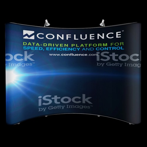 Trade Show Booth Panel - Confluence - Clean and Simple Design