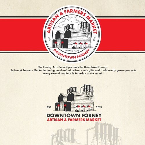 Downtown Forney: Artisan & Farmers Market Logo