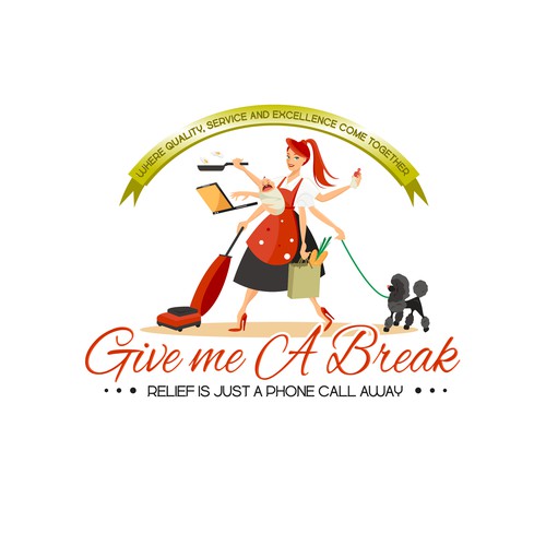 Logo for cleaning service