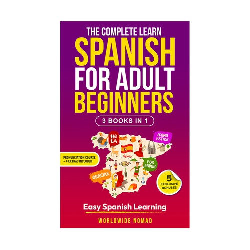 Spanish For Adult Beginners Book Cover