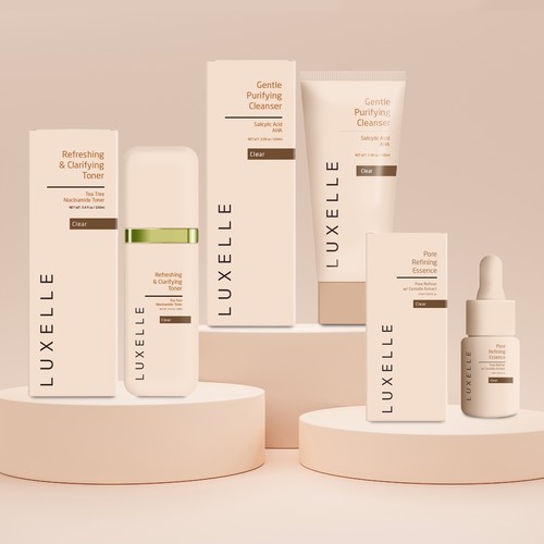 Luxelle Packaging Design