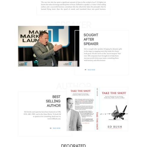 Web Design for Ed Rush