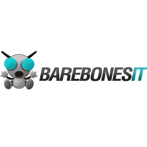 Create a new logo and branding for Barebones IT Services