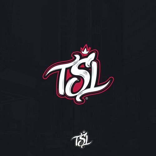 TSL, eSports Girl Team Logo.