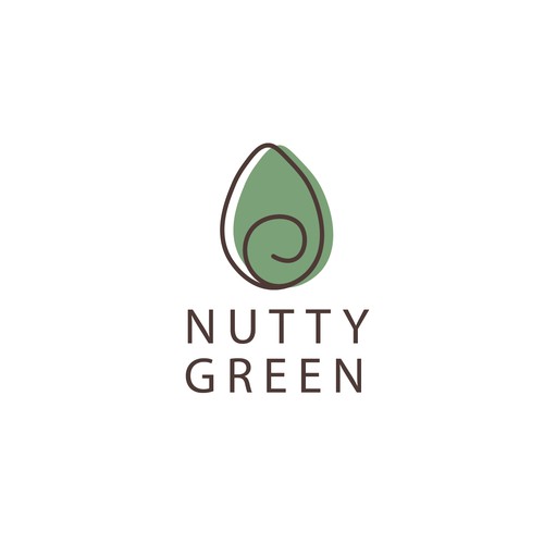logo concept for NUTTY GREEN