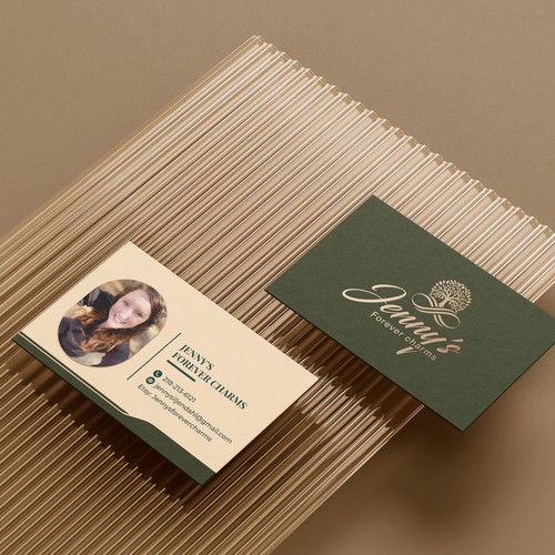 Business card for a jewellery shop 