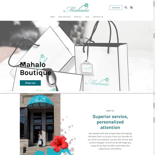 SQUARE ONLINE STORE | Design for Mahalo Boutique