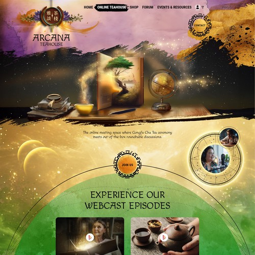 Online Chinese Teahouse & Social/Educational Site