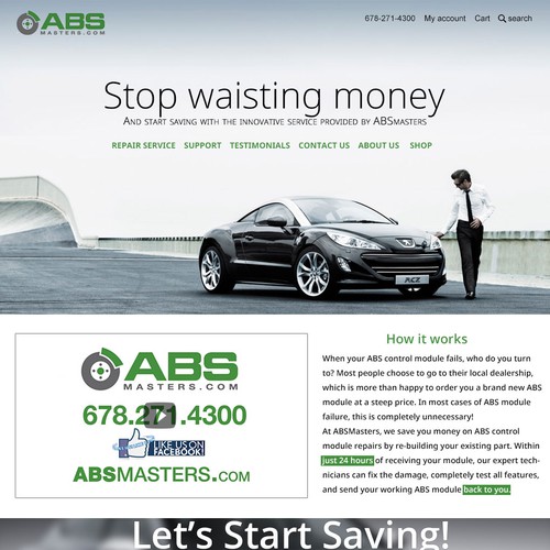 Landing Page ABS Masters #2