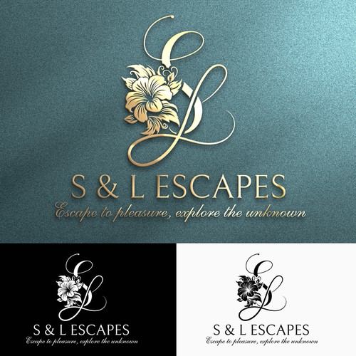 elegant logo for S & L ESCAPES