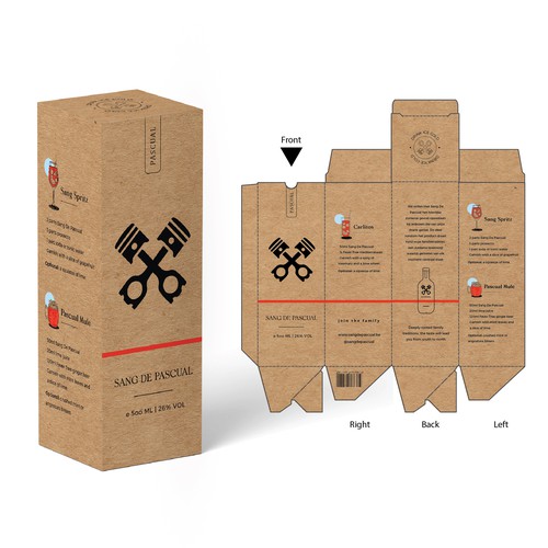 Packaging Design - Sang de Pascual
