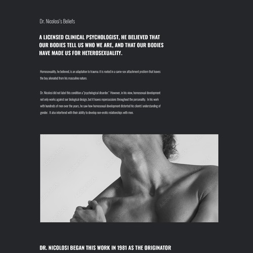 Bold Masculine Website for Coach