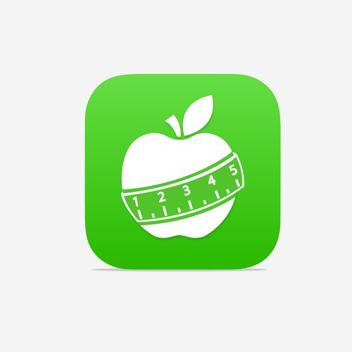 Awesome food diary app icon design