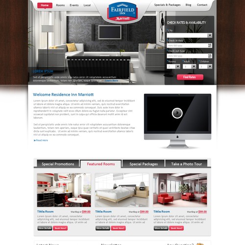 New website design wanted for Marriott