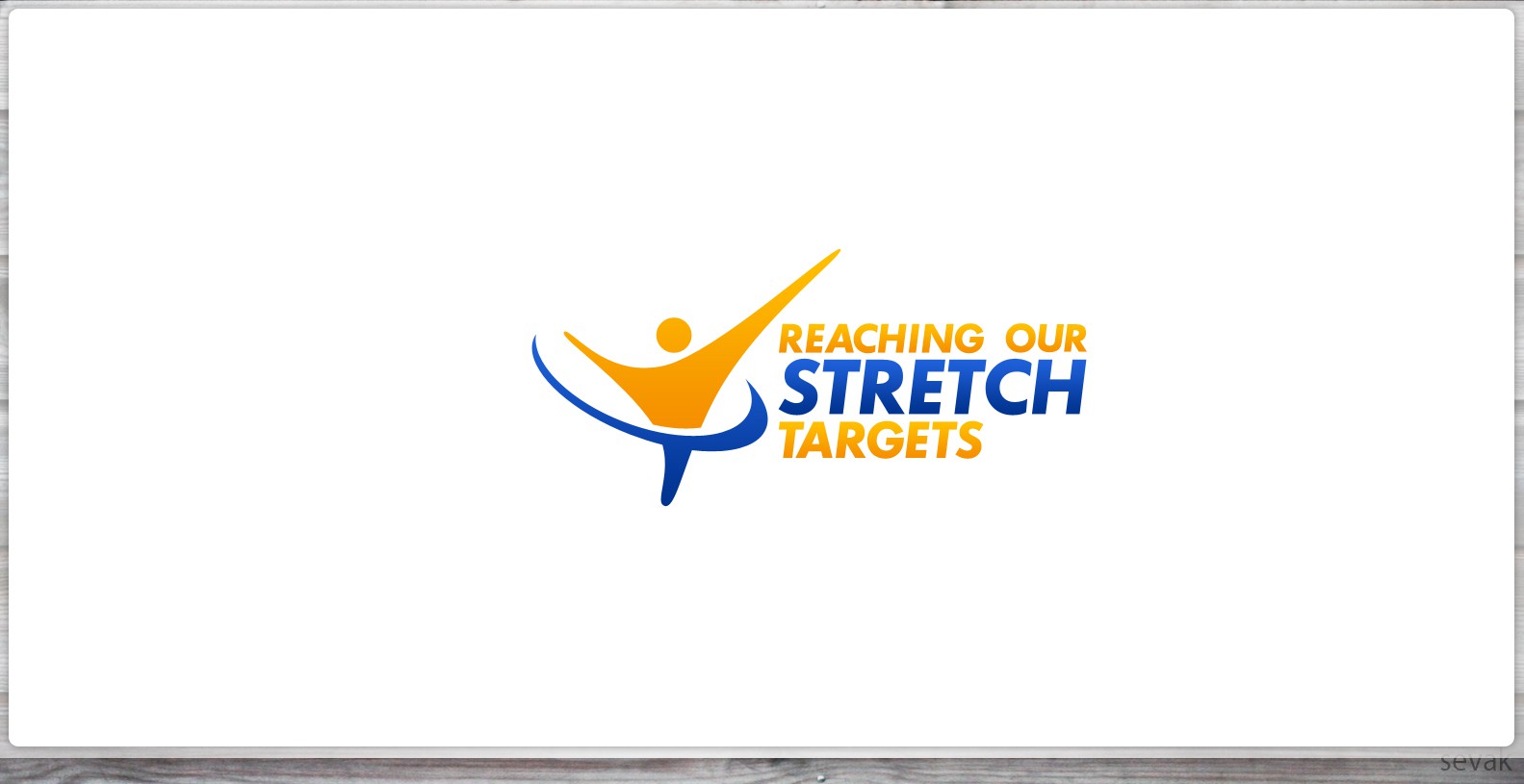 logo for corporate business health initiative promoting stretching