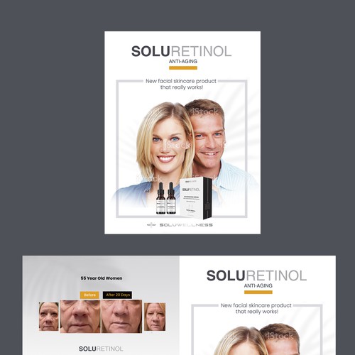 SoluRetinol AntiAging. Revolutionary new facial skincare product that really works!