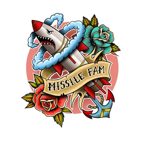 Traditional tattoo design