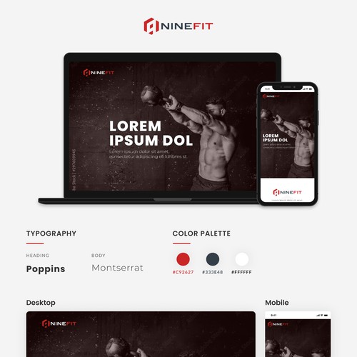 Website for a Global Fitness Brand