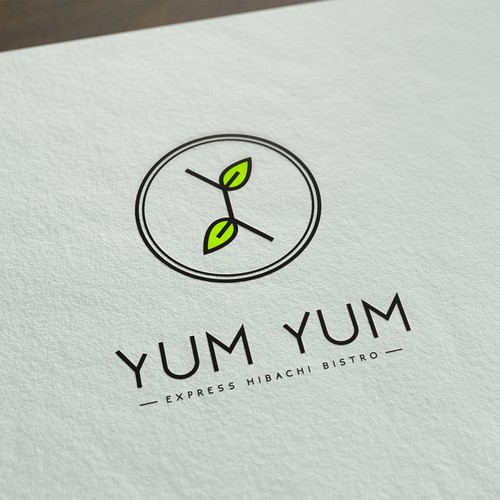 Healthy typography logo