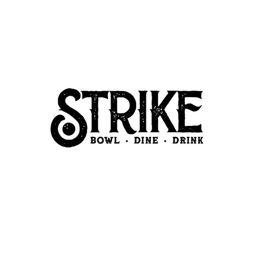 Logo Design for Strike - Upscale Bowling Alley with fine Dining