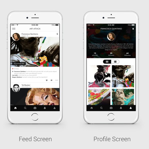 Create Screens the First Art-focused Mobile Social Network