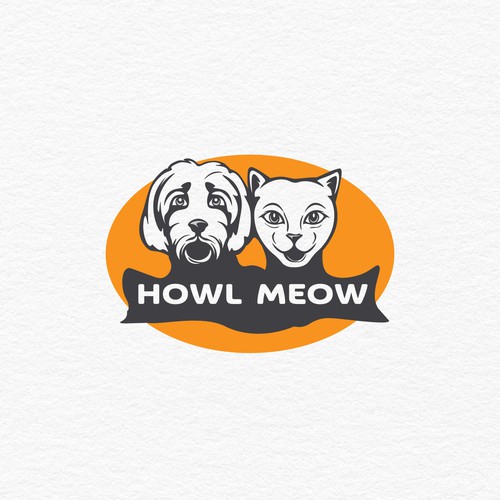 Logo concept "Howl Meow"