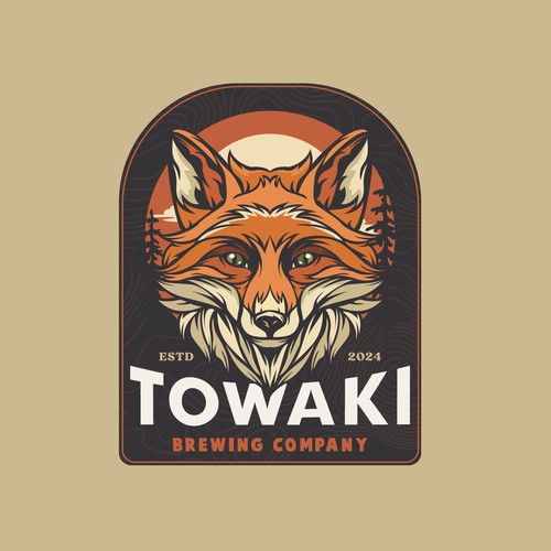Logo for brewing company