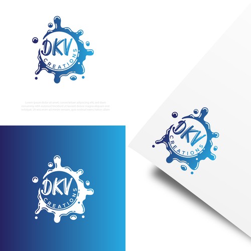 DKV Creations logo design
