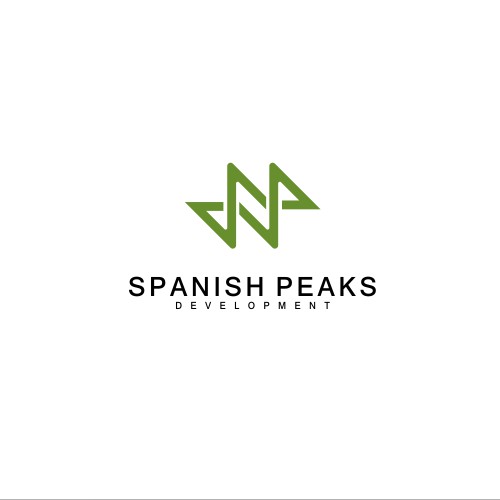 logo concept for spanish peaks