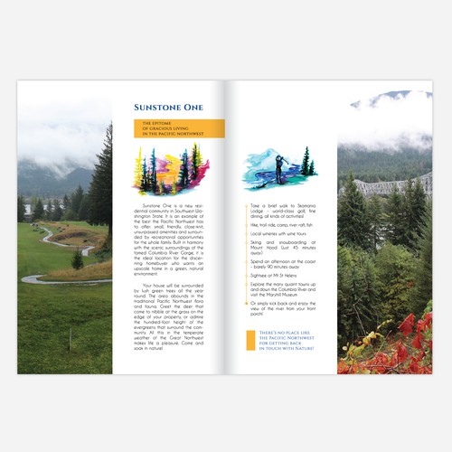Brochure for Sunstone Pacific