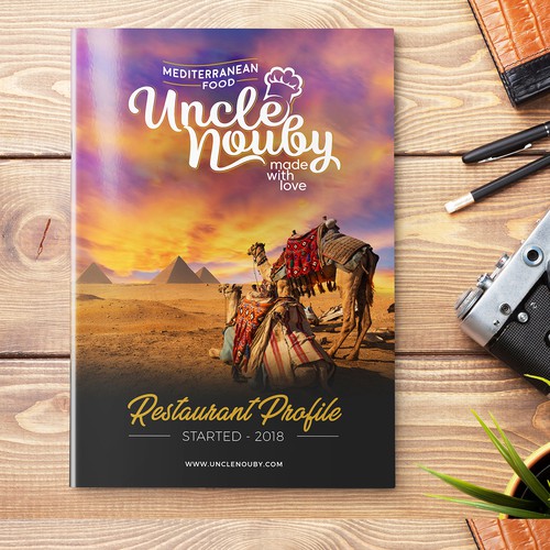 Brochure for "Uncle Nouby" Restaurant in Egypt