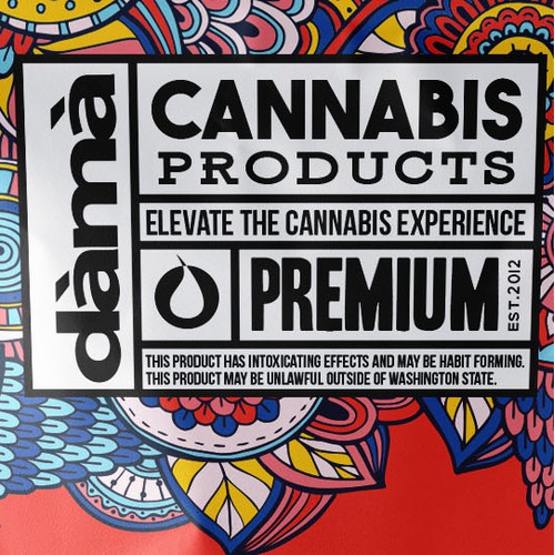 Dama Cannabis label.