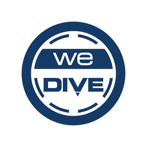 We Dive logo design