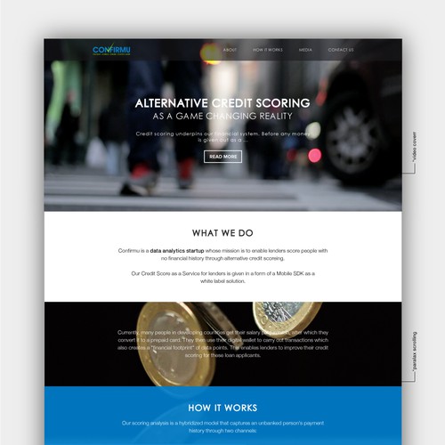 Credit Scoring Website Design