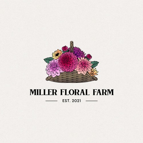 Logo Design for Small Flower Farm