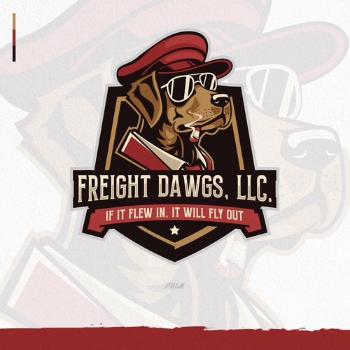 Freight Dawg, LLC. Logo design.