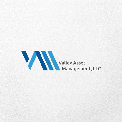 A bold simple logo for an asset management company