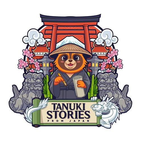 Tanuki Mascot