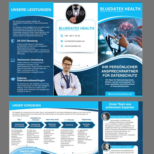 Medical  informative modern brochure