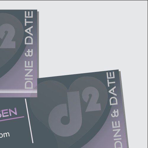 Help dine & date with a new business card