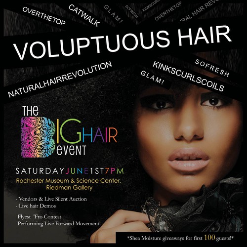 FASHION FORWARD/EDGY FLYER for hair/runway show!