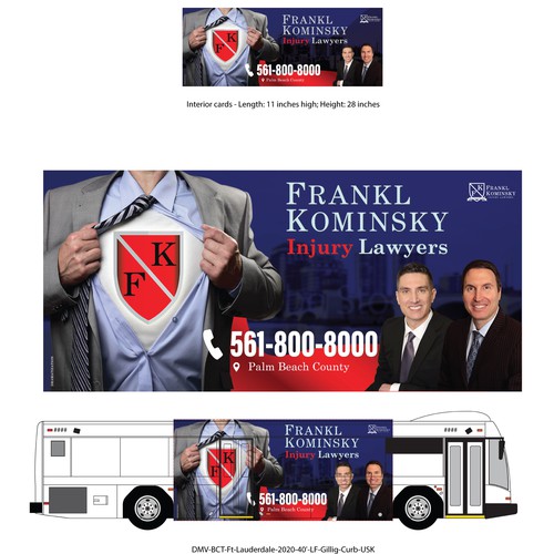 Bus Wrap Design for a Law Firm