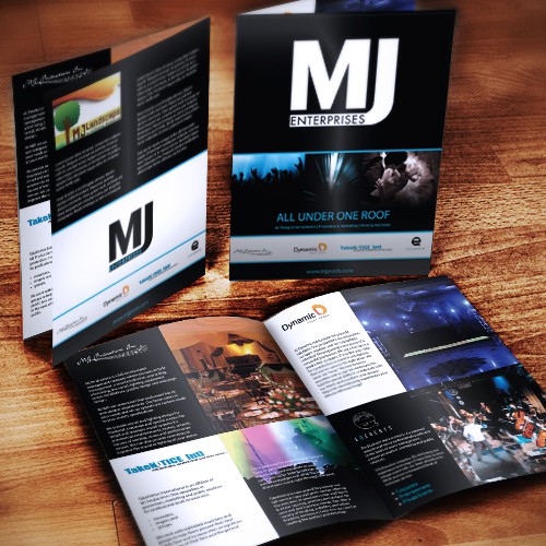 Full Service Event Production, Marketing, Printing and then some Company seeking brochure