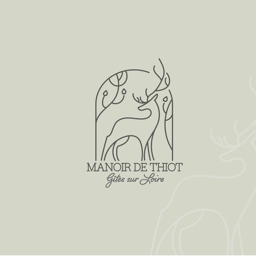  Airbnb's Logo for a Manor in Burgundy