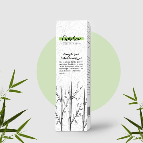 Bamboo Brush Set Packaging Design
