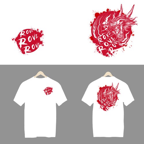 japanese dragon artwork red